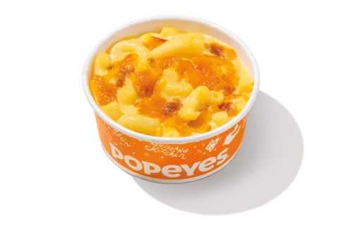 Homestyle Mac & Cheese in a creamy dish, showcasing tender elbow pasta coated in rich cheese sauce for a comforting side.