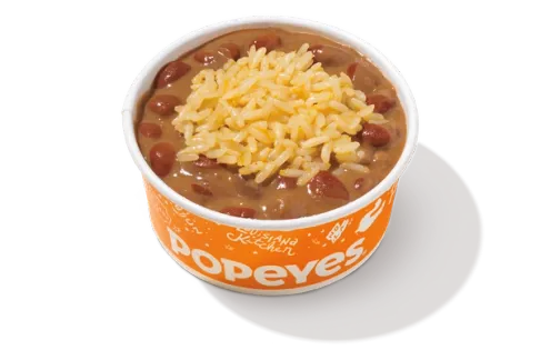 Red Beans & Rice in a bowl, showcasing tender beans cooked with spices and served over fluffy rice for an authentic Southern side.