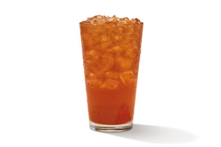 Strawberry-flavored iced tea sweetened with cane sugar.